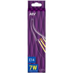 Лампа светодиодная филаментная Rev Ritter E14 7 Вт 695 Лм 180-230 В свеча на ветру прозрачная - фото 6