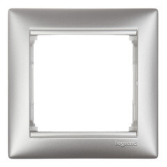 Рамка Legrand Valena одноместная алюминий (694330) - фото 1