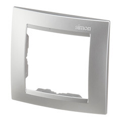 Рамка Simon 15 одноместная алюминий (1500610-033) - фото 4