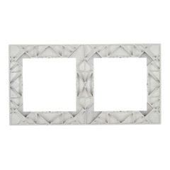 Рамка Simon 15 двухместная алюминий (1500620-033) - фото 3