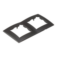 Рамка Simon 15 двухместная графит (1500620-038) - фото 4