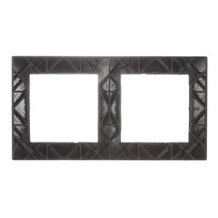 Рамка Simon 15 двухместная графит (1500620-038) - фото 3