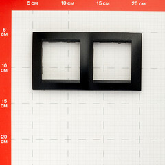 Рамка Simon 15 двухместная графит (1500620-038) - фото 2