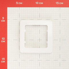 Рамка Hegel Master одноместная белая (Р401) - фото 2