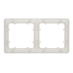 Рамка Hegel Master двухместная белая (Р402) - фото 3