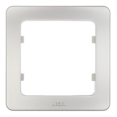 Изображение товара Рамка Hegel Master одноместная серебро (Р401-06)