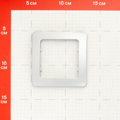 Рамка Hegel Master одноместная серебро (Р401-06) - фото 2
