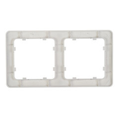 Рамка Hegel Master двухместная серебро (Р402-06) - фото 3