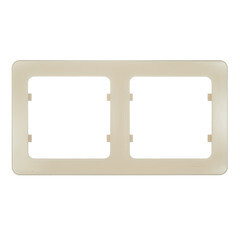 Изображение товара Рамка Hegel Master двухместная слоновая кость (Р402-01)