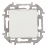 Розетка Legrand Inspiria встраиваемая белая с заземлением со шторками с крышкой (673740)