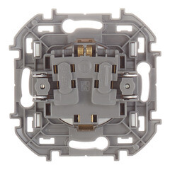 Розетка Legrand Inspiria встраиваемая белая со шторками с крышкой (673740) - фото 5