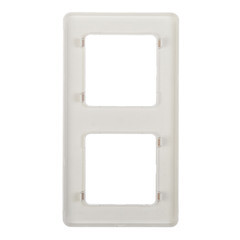 Рамка Legrand Inspiria двухместная белая (673940) - фото 3