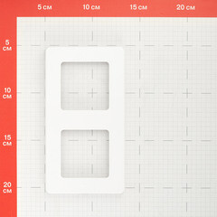 Рамка Legrand Inspiria двухместная белая (673940) - фото 2