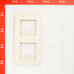 Рамка Legrand Inspiria двухместная слоновая кость (673941) - фото 2