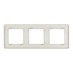 Рамка Legrand Inspiria трехместная слоновая кость (673951) - фото 3