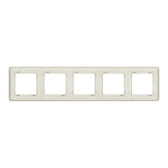 Рамка Legrand Inspiria пятиместная слоновая кость (673971) - фото 3