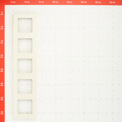 Рамка Legrand Inspiria пятиместная слоновая кость (673971) - фото 2