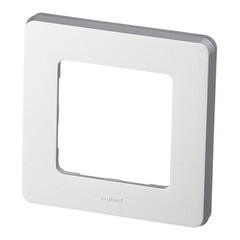 Рамка Legrand Inspiria одноместная алюминий (673932) - фото 4