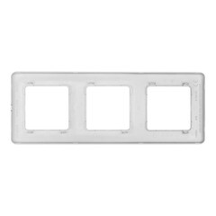 Рамка Legrand Inspiria трехместная алюминий (673952) - фото 3