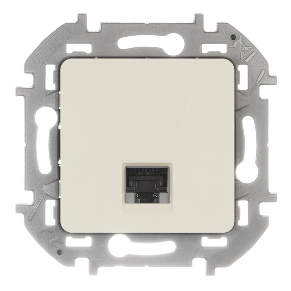 Изображение товара Встраиваемая компьютерная розетка Legrand Inspiria RJ45 слоновая кость