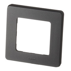Рамка Legrand Inspiria одноместная антрацит (673933) - фото 4