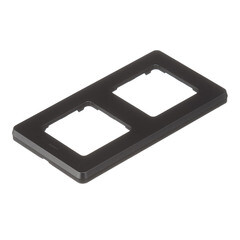 Рамка Legrand Inspiria двухместная антрацит (673943) - фото 4