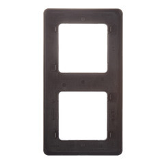 Рамка Legrand Inspiria двухместная антрацит (673943) - фото 2