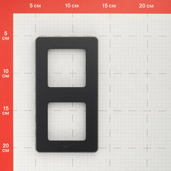 Рамка Legrand Inspiria двухместная антрацит (673943) - фото 3