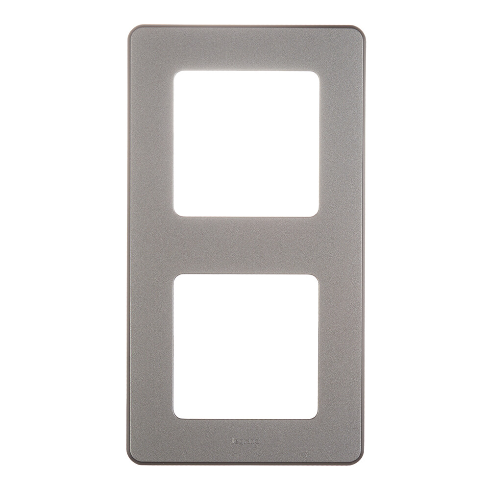 Изображение товара Рамка Legrand Inspiria двухместная дымчатая (673947)