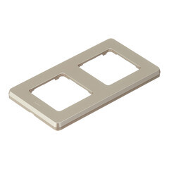 Рамка Legrand Inspiria двухместная шампань (673948) - фото 4