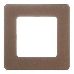 Рамка Legrand Inspiria одноместная бронза (673939) - фото 1