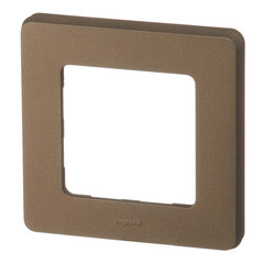 Рамка Legrand Inspiria одноместная бронза (673939) - фото 5