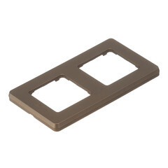 Рамка Legrand Inspiria двухместная бронза (673949) - фото 3