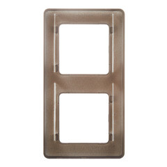 Рамка Legrand Inspiria двухместная бронза (673949) - фото 2