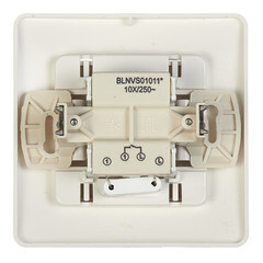 Выключатель Systeme Electric Blanca одноклавишный встраиваемый молочный с подсветкой (BLNVS010112) - фото 3
