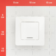 Выключатель Systeme Electric Blanca одноклавишный встраиваемый молочный с подсветкой (BLNVS010112) - фото 2