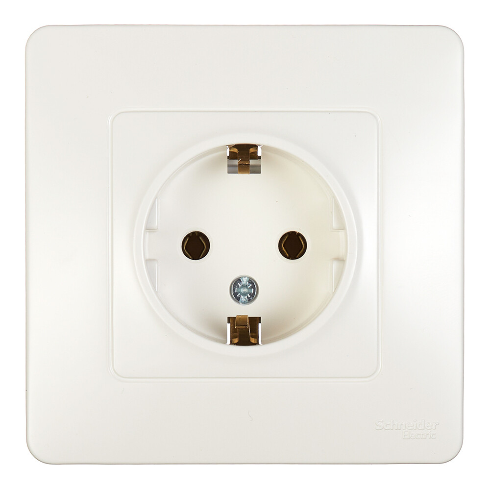 Изображение товара Розетка Systeme Electric Blanca встраиваемая молочная (BLNRS001012)