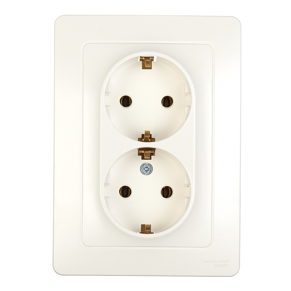Изображение товара Розетка Systeme Electric Blanca встраиваемая молочная (BLNRS001022)