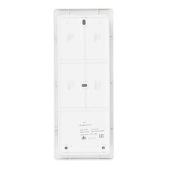 Блок выключатель и розетка Systeme Electric Blanca трехклавишный встраиваемый белый с подсветкой (BLNBS101211) - фото 3