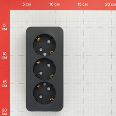 Розетка Systeme Electric Blanca накладная антрацит со шторками (BLNRA011316) - фото 2