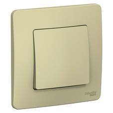 Выключатель Systeme Electric Blanca одноклавишный встраиваемый бежевый (BLNVS010107)