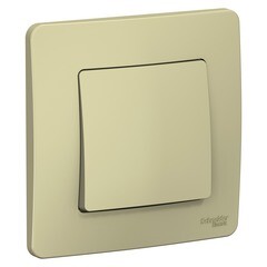 Изображение товара Выключатель Systeme Electric Blanca одноклавишный встраиваемый бежевый (BLNVS010107)