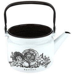 Чайник эмалированный Лысьвенские эмали Harvest 2 л белый - фото 3