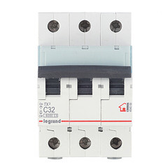 Изображение товара Автоматический выключатель модульный Legrand TX3 3P 32А тип C 6 кА 400 В (404059)