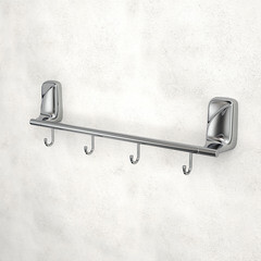 Вешалка для ванной Fora Flower 4 крючка на шуруп металл хром (FOR-FL004/6888) - фото 4