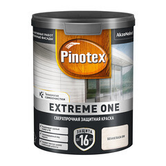 Изображение товара Краска фасадная по дереву Pinotex Extreme One база BW белая 0,9 л
