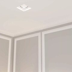 Плинтус потолочный из экополимера ударопрочный 50х50х2000 мм Cosca KX001 - фото 3