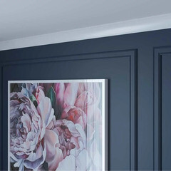 Молдинг из экополимера ударопрочный 48х8х2000 мм Cosca MX006 белый - фото 3