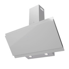 Кухонная вытяжка наклонная Lex Furia 900 White 90 см белая