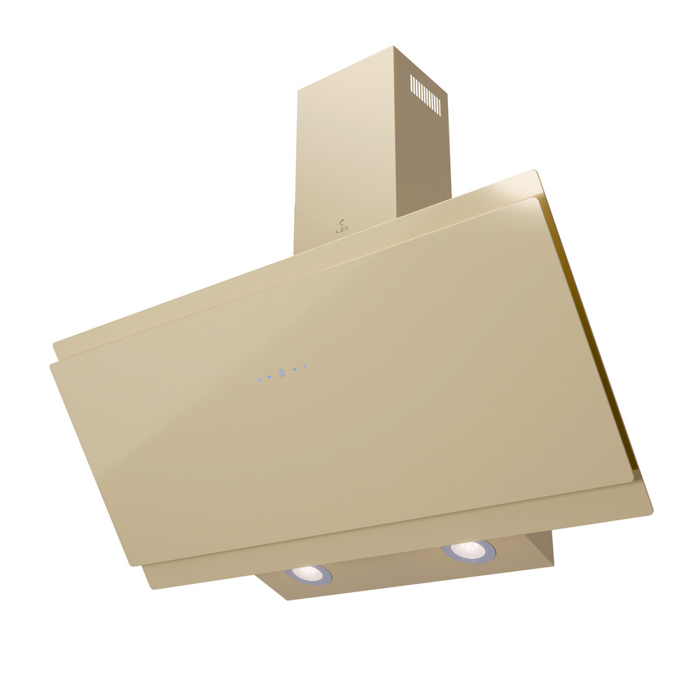 Изображение товара Кухонная вытяжка наклонная Lex Furia 900 Ivory 90 см бежевая